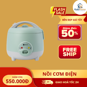 Nồi Cơm Điện Elmich Mini Màu Xanh Pastel Thiết Kế Hiện Đại