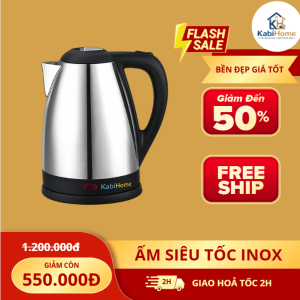 ấm siêu tốc inox