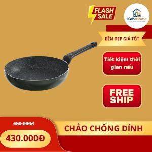 Chảo chống dính vân đá đáy từ SunHouse SH24G