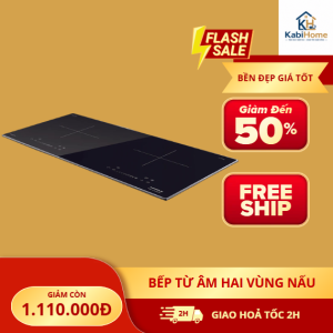 Bếp từ âm hai vùng nấu KabiHome BT02 giảm đến 50%, miễn phí vận chuyển, giao hỏa tốc 2 giờ.